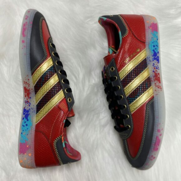 Adidas S.E.E.D. x Handball Spezial Mens Handball Shoes Black ID8617 NEW Multi Sz - Picture 3 of 5